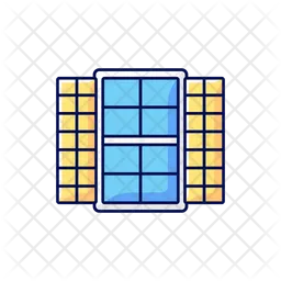 Window shutters  Icon