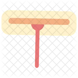 Window sweeper to clean glass window  Icon