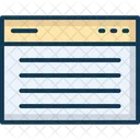 Tab Window Web Icon