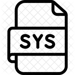 Windows System File  Icon