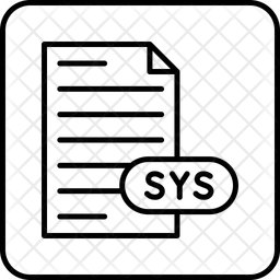 Windows System File  Icon