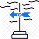 Windrichtung Kompass Pfeil Symbol