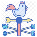 Windrichtung Richtungstafel Kompass Symbol