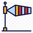 Windrichtung Wind Windsack Symbol