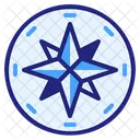 Windrichtung Richtung Kompass Symbol