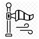 Windsack Anemometer Anzeige Symbol