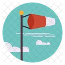 Windsock Pole Air Sock Wind Direction Icon