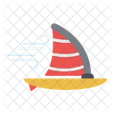 Surfing Sport Boat Icon