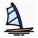 Windsurf Surfing Sport Icon