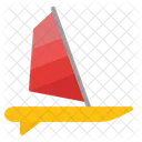 Windsurfen Windsurfen Boot Symbol