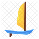 Canoe Boating Windsurfing Icon
