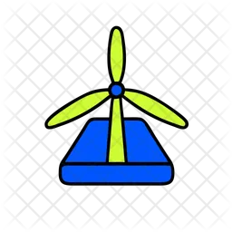 Windkraftanlage  Symbol