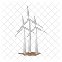 Windturbine Windmuhle Windenergie Symbol