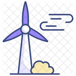 Windkraftanlage  Symbol