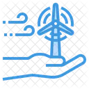 Windkraftanlage Wind Turbine Symbol