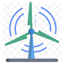 Windkraftanlage  Symbol