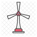 Windkraftanlage  Symbol