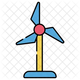 Windkraftanlage  Symbol