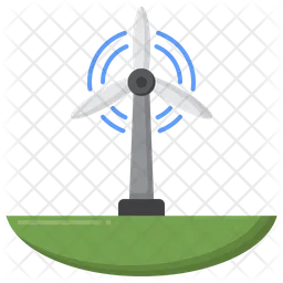 Windkraftanlage  Symbol