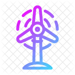 Windkraftanlage  Symbol