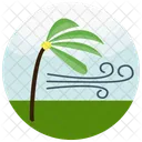 Strong Wind Palm Icon