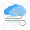 Windy Cloudy Cloud Icon