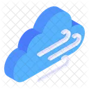 Windy Cloud Windy Weather Forecast Icon