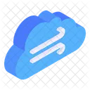 Windy Cloud Windy Weather Forecast Icon