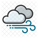 Cloudy Clouds Wind Icon
