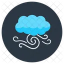 Windy Cloud Windy Weather Forecast Icon