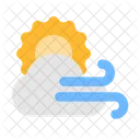 Windy Clouds Clearing  Icon