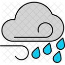 Windy Day Weather Forecast Icon