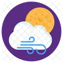 Windy Weather Windy Day Windy Season Icon