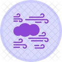 Windy Day Breezy Conditions Gusts Of Wind Icon
