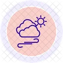 Windy Line Icon Icon