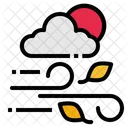 Wind Windy Leaf Icon