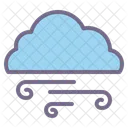 Windy Wind Cloud Icon