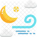 Windy night  Icon