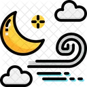Windy night  Icon