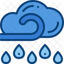 Windy rain  Icon