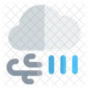 Windy rain  Icon
