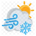 Snowfall Winter Morning Icon