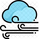 Windy Weather Windy Cloud Weather Overcast Icon