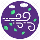 Windy Weather Windstorm Windy Season Icon