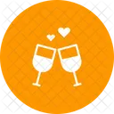 Wine Romance Date Icon
