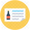 Wine Menu List Icon