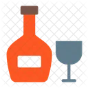Wine Bottle Glass Icon