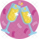 Party Wine Drinks Icon