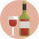 Thanksgiving Wine Wine Glass Icon