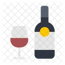 Wine Champaign Bottle Icon